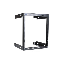 Кронштейн телекоммуникационный настенный рамный 15U, цвет черный