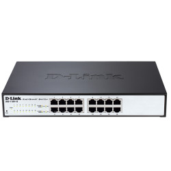 D-Link DGS-1100-16 Настраиваемый компактный коммутатор EasySmart с 16 портами 10/100/1000Base-T