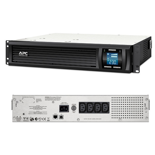 APC SMC1000I-2U Smart-UPS Источник бесперебойного питания на 1000VA, 230V, 2U, LCD экран (замена SC1000I) (направляющие для монтажа в стойку в комплекте)