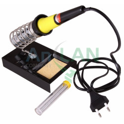 REXANT 12-0163 Набор для пайки (паяльник 30 Вт, оловоотсос, подставка, припой) (ZD-303)