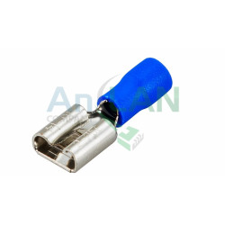 REXANT 08-0434 КЛЕММА ПЛОСКАЯ изолированная (КПИ гнездо - 9мм) 1.5-2.5кв.мм (VF2-312)