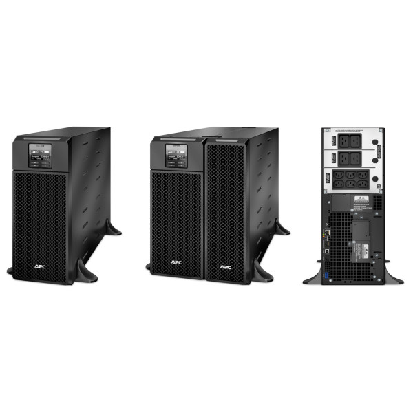 APC SRT6KXLI Smart-UPS On-Line Источник бесперебойного питания 6000 Вт /6000 ВА, Входной 230В /Выход 230В, Интерфейсный порт для замыкания контакта, RJ-45 10/100 Base-T, RJ-45 Serial, Smart-Slot, USB, модель расширенного времени работы