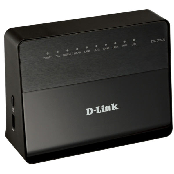 D-Link DSL-2650U/RA Беспроводной маршрутизатор ADSL2+ с поддержкой 3G/LTE/Ethernet WAN и USB-портом