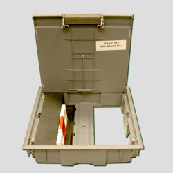 Electraplan 30316.41 Люк на 8 модулей 45х45 мм KDO Q2 SR5 7011, серый