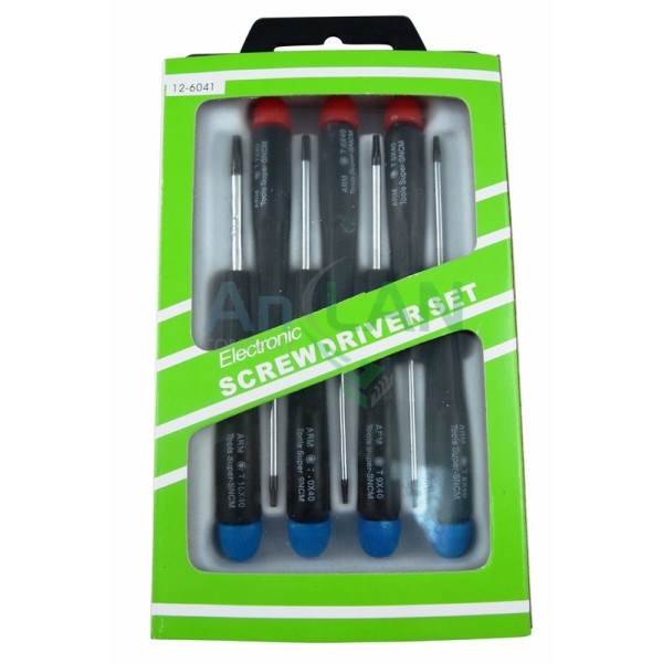 REXANT 12-6041 Набор часовых отверток TORX (HT-5214) (HY-5214)