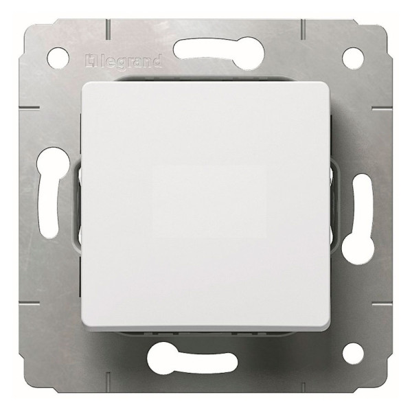 LEGRAND 773600 Выключатель 1-клавишный, 16А, 250В, белый, Cariva