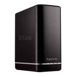 D-Link DNS-320L Облачный сетевой накопитель с 2 отсеками для жестких дисков, 1 портом 10/100/1000Base-T и 1 USB-портом