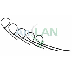 REXANT 07-0201-25 Хомут nylon 200 х 4.0 мм 25шт черный