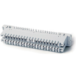 Hyperline KR-PL-10-CON-1 Плинт соединительный, на 10 пар, неразмыкаемый, маркировка 1-0