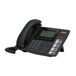 D-Link DPH-400GE IP-телефон с 1 WAN-портом 10/100/1000Base-T, 1 LAN-портом 10/100/1000Base-T и поддержкой PoE