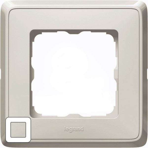 LEGRAND 773681 Рамка 1 пост, песочная, Cariva