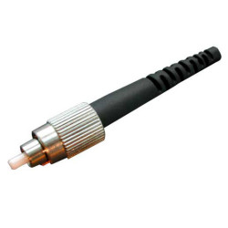 Hyperline FC-SM-3 Разъем клеевой FC, SM(для одномодового кабеля), 3 мм, корпус металл, (черный хвостовик)