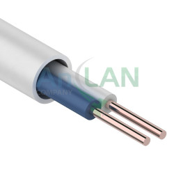 REXANT 01-4501-1 Кабель сигнальной проводки КСПВ 2х0.5 мм., 500м., белый