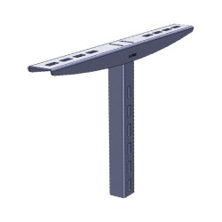AXELENT X-TRAY 2116 Суппорт X16, оцинкованно-хромированный
