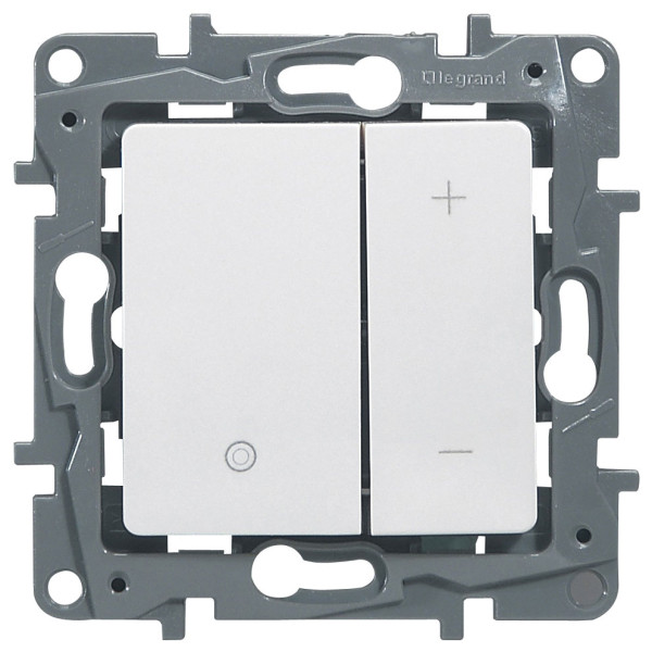 LEGRAND 672218 Светорегулятор нажимной, 400 Вт, белый, ETIKA