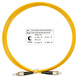 Cabeus FOP(s)-9-FC-FC-2m Шнур оптический simplex FC-FC 9/125 sm 2м LSZH