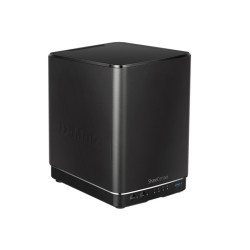 D-Link DNS-340L Облачный сетевой накопитель с 4 отсеками для жестких дисков, 2 портами 10/100/1000Base-T, 2 портами USB 2.0 и 1 портом USB 3.0