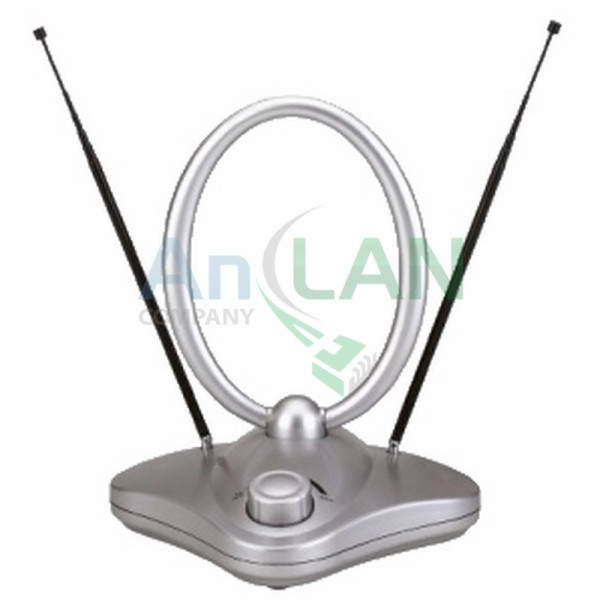REXANT 34-0206 RX-1000 антенна комнатная VHF, UHF, FM, 40-862 MHz с усилителем 36dB