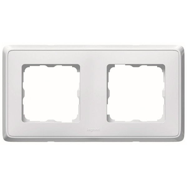 LEGRAND 773652 Рамка 2 поста, белая, Cariva