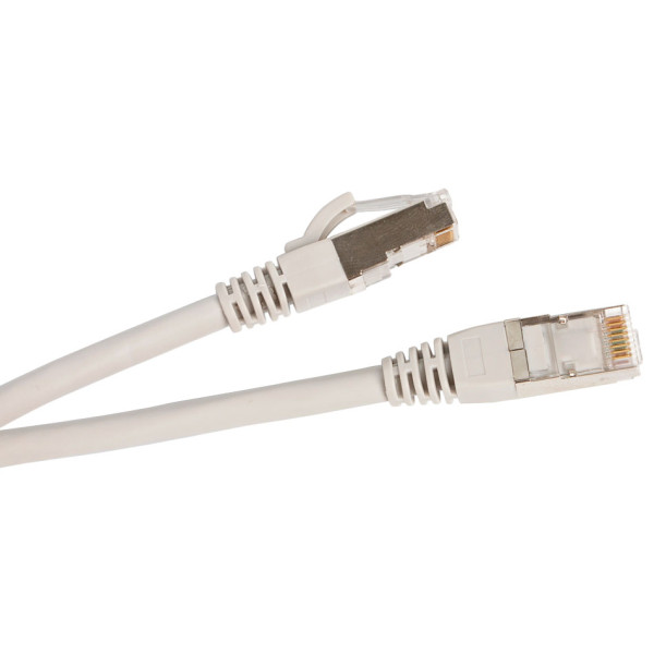 Cabeus PC-FTP-RJ45-Cat.6-15m-LSZH Патч-корд FTP, категория 6, F/UTP экранированный, LSZH, 15 м, серый