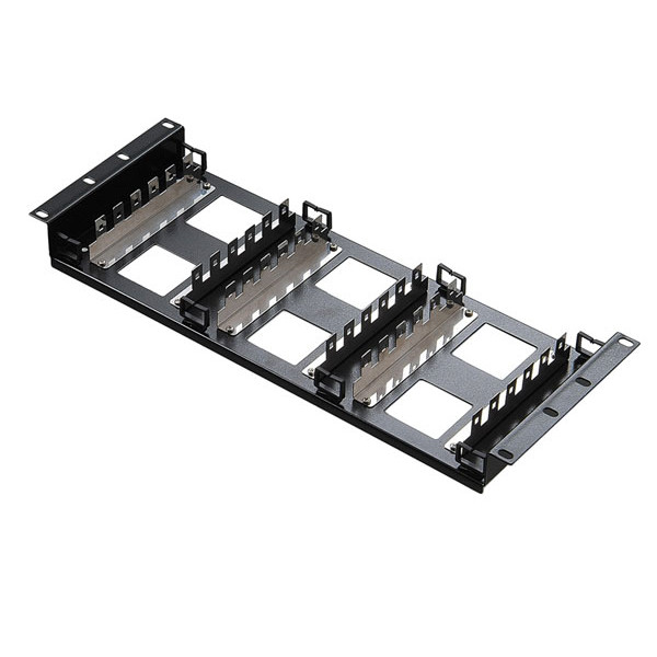 Hyperline KR-19-FRAME-CON-180 Рама 19 для крепления 18 плинтов для телефонии, 4U, углубленная