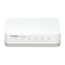 D-Link DGS-1005A/B1A/C1A/C1B Неуправляемый коммутатор с 5 портами 10/100/1000Base-T и функцией энергосбережения