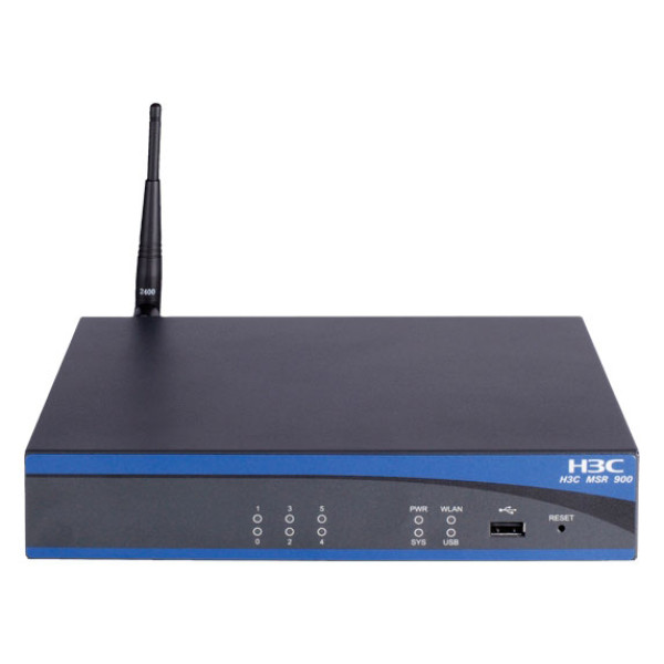 HP JF812A#A59 MSR900 Маршрутизатор (2x10/100 WAN + 4x10/100 LAN ports, 70 Kpps, no strong encryption)