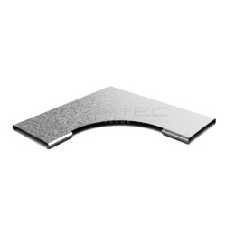 OSTEC КУПТп-200 Крышка к Углу плоскому плавному 90 град. к лотку 200
