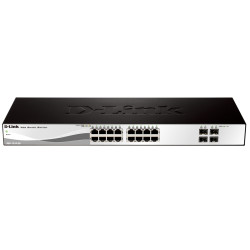 D-Link DGS-1210-20/B1A/C1A Настраиваемый коммутатор WebSmart с 16 портами 10/100/1000Base-T и 4 портами 1000Base-X SFP
