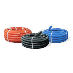 Экопласт 20025 Труба ПНД гофрированная легкая, диам. 25 мм (бухта 50м)