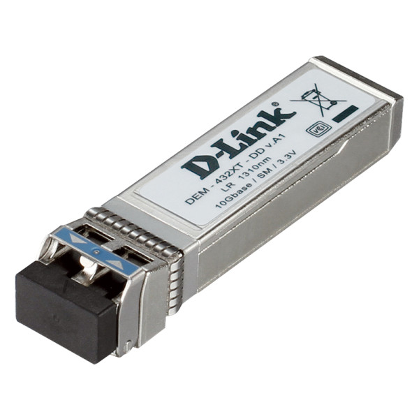D-Link DEM-432XT-DD/A1B SFP-трансивер с 1 портом 10GBase-LR с поддержкой DDM для одномодового оптического кабеля (до 10 км)