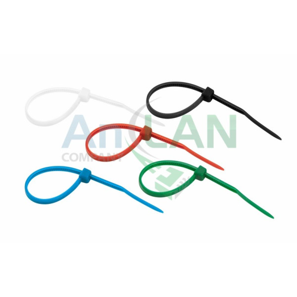 REXANT 07-0108-25 Хомут nylon 100 х 2.5 мм 25шт цветные