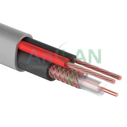 ProConnect 01-4108 Кабель для видеонаблюдения КВК-В-2 + 2х0,75кв.мм (CCA), (96), 200м., серый