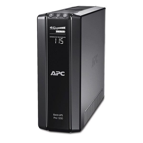 APC BR1200G-RS Источник бесперебойного питания Back-UPS RS 1200VA LCD 230V Interface Port USB , Автоматический регулятор напряжения, Internet/DSL/Fax/Modem line surge protection (6) Schuko