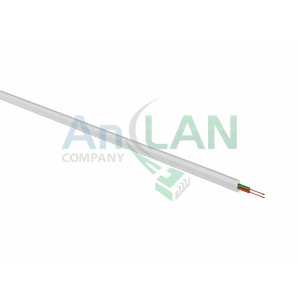 REXANT 01-5001 Кабель телефонный 2 жилы 100м белый (ШТЛП-2)