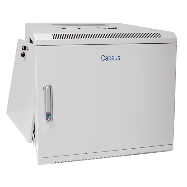 Cabeus SH-05F-9U60/35m Шкаф телекоммуникационный настенный 19 9U 600x350x501mm (ШхГхВ) дверь металл