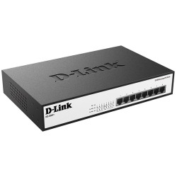 D-Link DES-1008P+/A1A Неуправляемый коммутатор с 8 портами 10/100Base-TX с поддержкой PoE