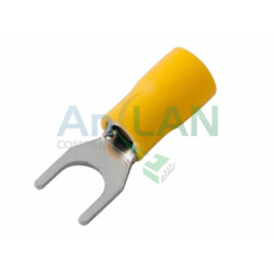 REXANT 08-0153 НАКОНЕЧНИК ВИЛОЧНЫЙ изолированный (НВИ - 6.5мм) 4-6кв.мм (SVS5.5-6, VS5.5-6)