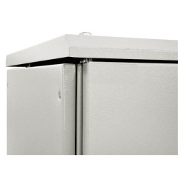 ZPAS WZ-1951-28-04-011 (outdoor) Крыша для шкафов серии SZE2 1050x800, с выступающими боковыми стенками, краска для улицы, цвет серый (RAL 7035)