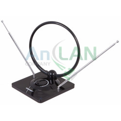 REXANT 34-0205 RX-963 антенна комнатная VHF, UHF, FM, 40-862 MHz с усилителем 45dB