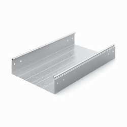 OSTEC ЛНМЗТ(М)-400х80пр Металлический лоток неперфорированный 400х80х2500