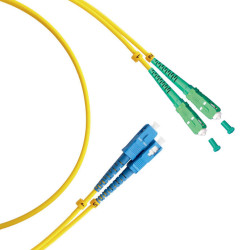 Cabeus FOP(d)-9-SC/APC-SC/UPC-25m Шнур оптический duplex SC/APC-SC/UPC 9/125 sm 25м LSZH