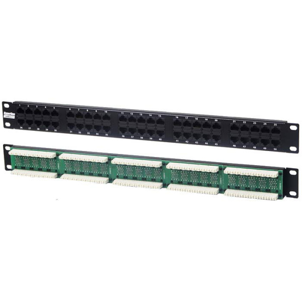 Купить Hyperline PP-19-50T-8P8C-C2-110D Патч-панель 19, 1U, 50 портов RJ-45, Dual IDC (телеф. раскладка, 2 пары на порт 3,6,4,5) Hyperline PP-19-50T-8P8C-C2-110D Патч-панель 19, 1U, 50 портов RJ-45, Dual IDC (телеф. раскладка, 2 пары на порт 3,6,4,5)
