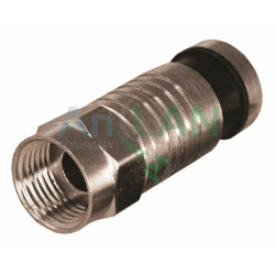 REXANT 05-4033 РАЗЪЕМ F-разъем RG-6 обжим влагозащищенный (03-002B)