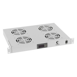 Cabeus JG03t Модуль вентиляторный 19, глубина 320 mm, 4 вентилятора, с цифровым термодатчиком