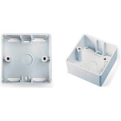 Hyperline MB-E-35 Коробка для настенного монтажа 80x80x45 мм, французский стандарт
Лицевые панели, французский стандарт