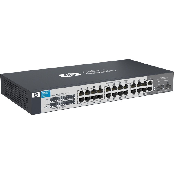 HP J9561A#ABB 1410-24G Коммутатор (22 ports 10/100/1000 + 2 10/100/1000 or 2Gbics безвентиляторный, неуправляемый, стекируемый 19') (замена JD022A)