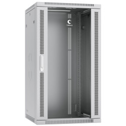 Cabeus SH-05F-22U60/45 Шкаф телекоммуникационный настенный 19 22U 600x450x1082mm (ШхГхВ) дверь стекло