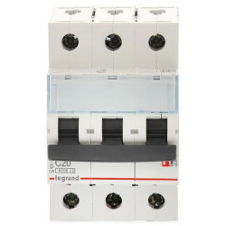 LEGRAND 409255 Автоматический выключатель, серия DX3, С20A, 25кА, 3-полюсный