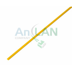 REXANT 20-2502 2.5 / 1.25 мм 1м термоусадка жёлтая